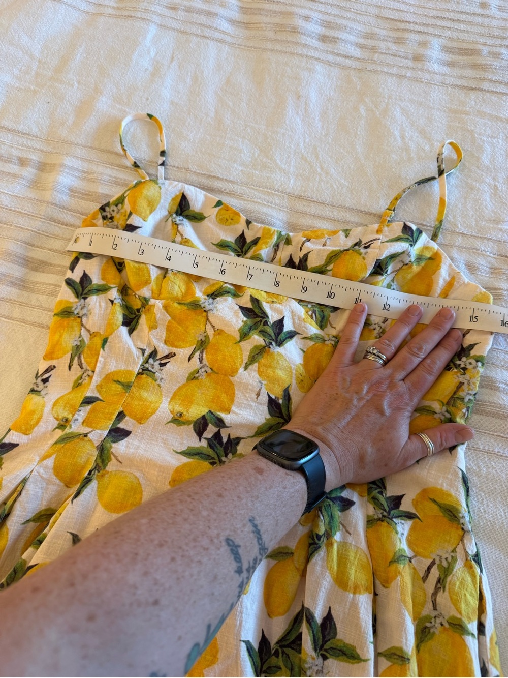 Lemon print mini dress - Picture 13 of 15